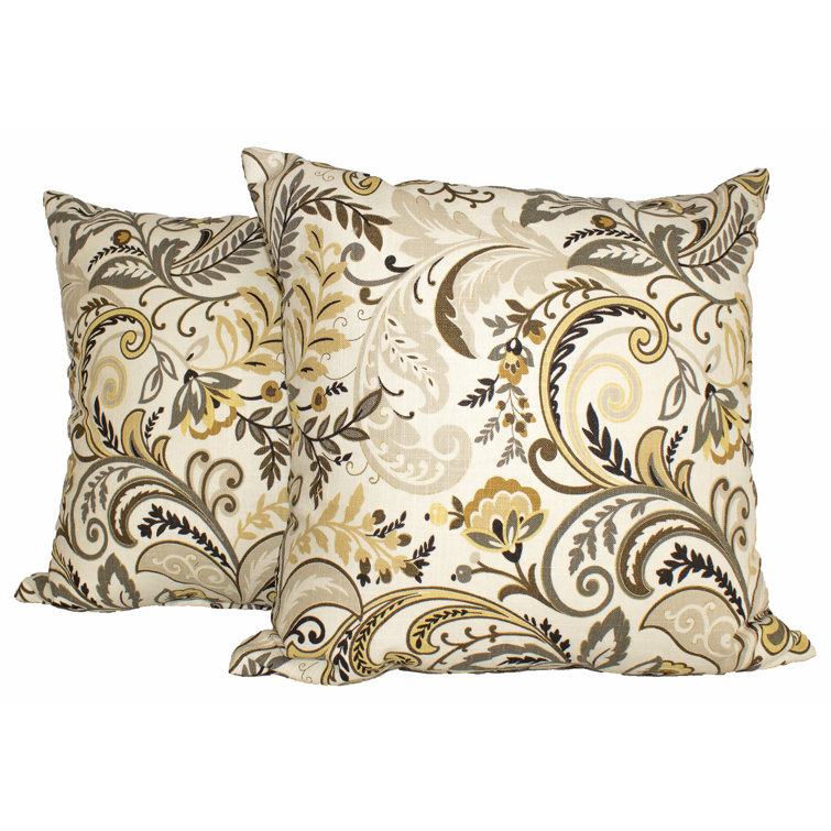 Small gold throw online pillows